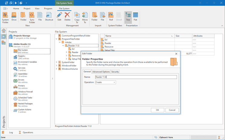 Using System Folders
